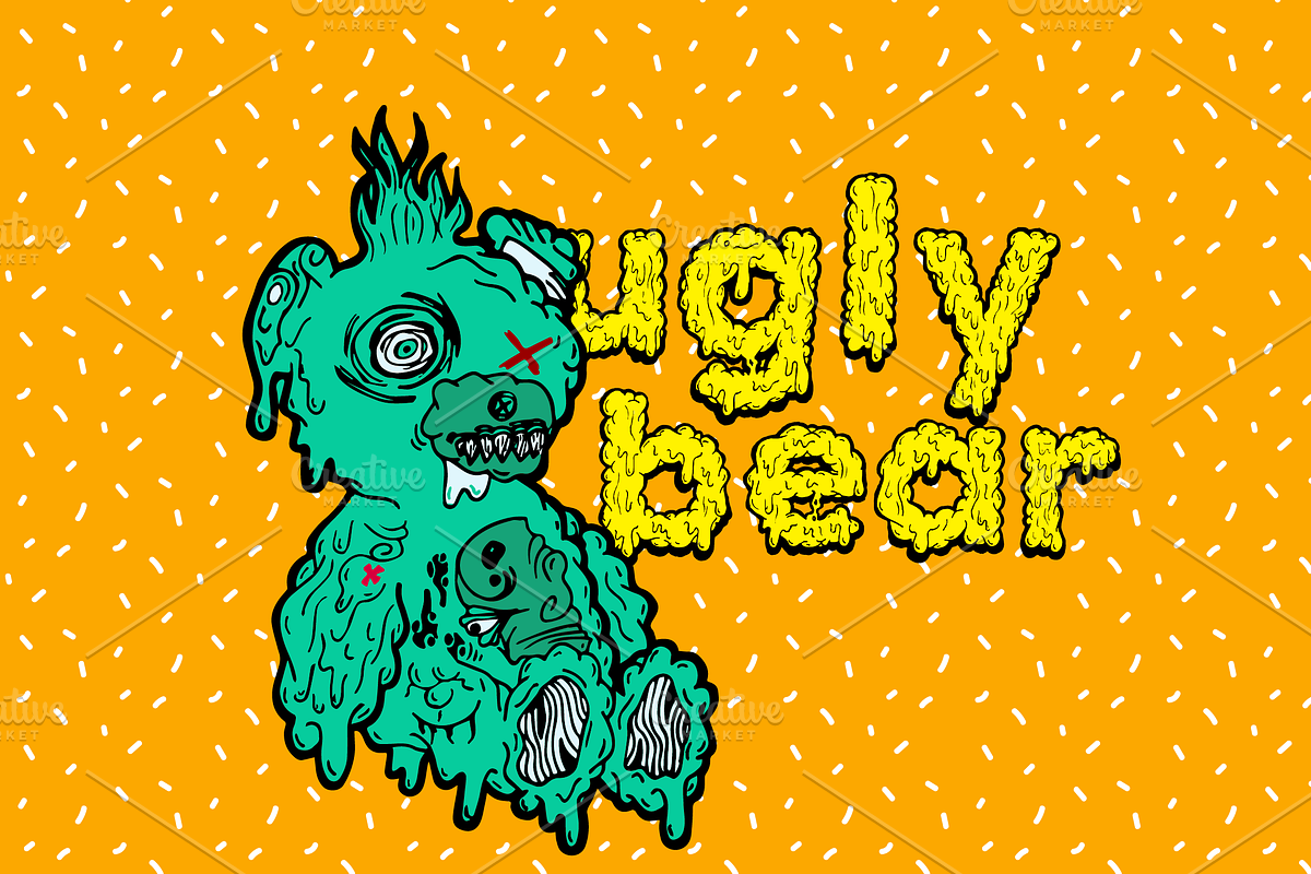 Melting Animals Vector Illustrations, an Animal Illustration by Macaroni Mayhem (Photo 7 of 7)