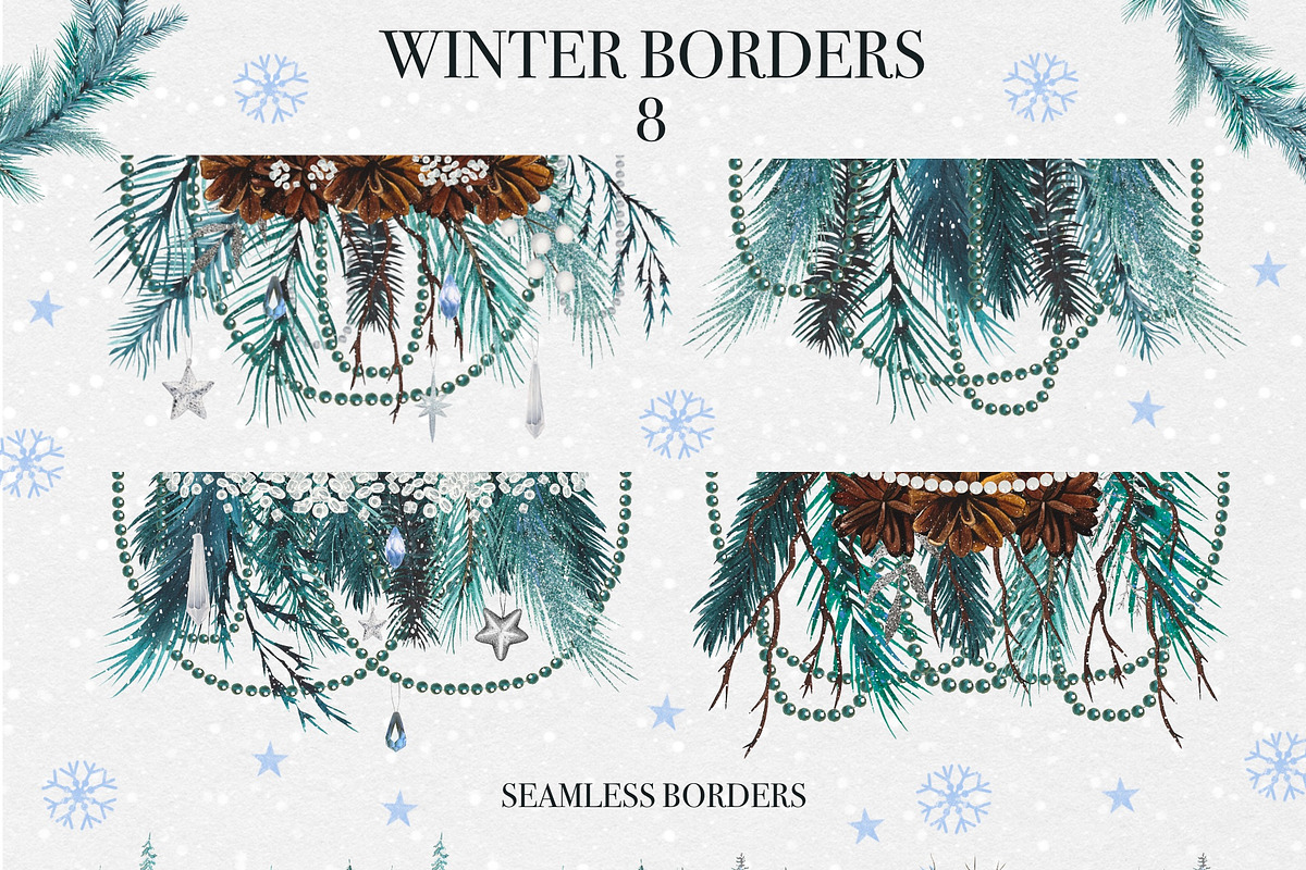Winter Animal Watercolor Clipart Set, an Animal Illustration by DiashaArt (Photo 18 of 22)