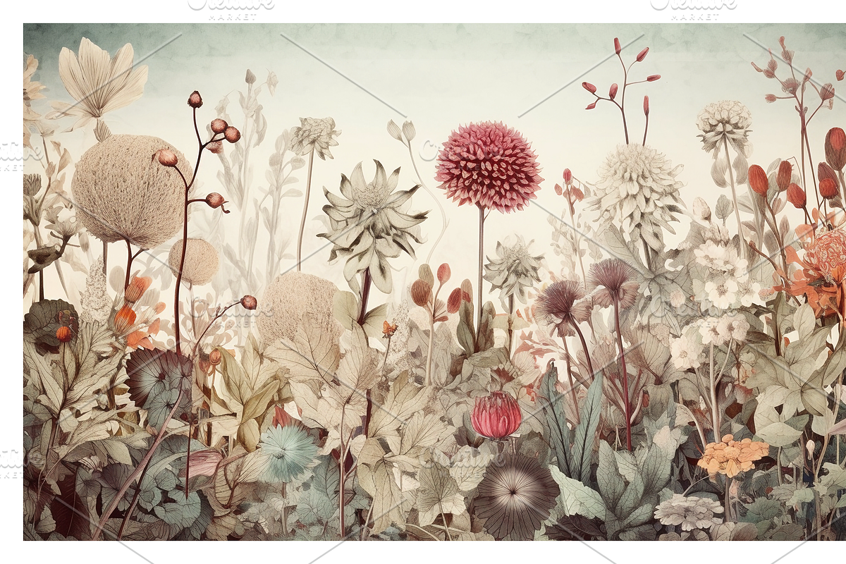 Zewe Collection · Zen Flowerscape, a Texture Illustration by milatovar (Photo 16 of 20)