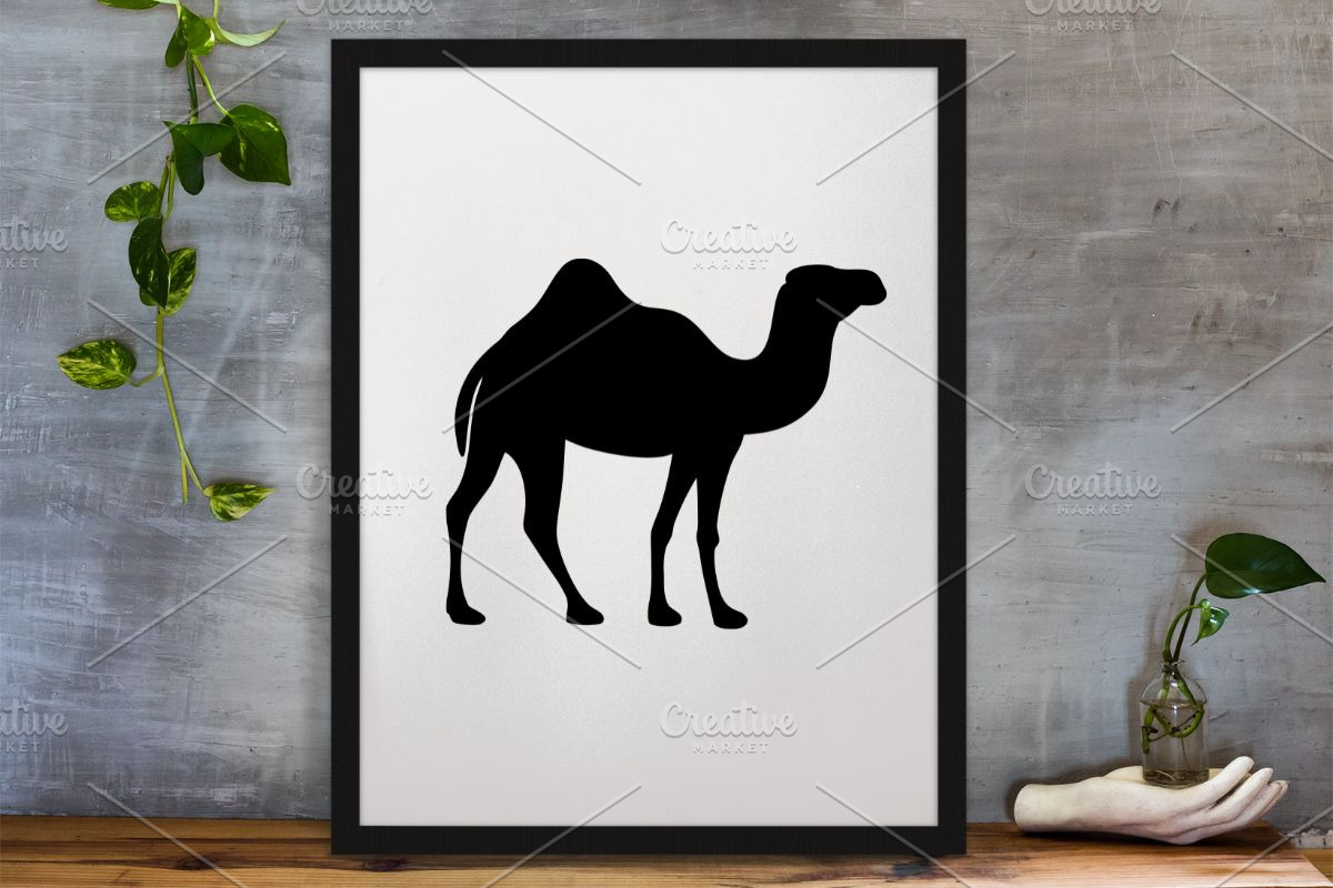Camel Silhouette SVG, an Animal Illustration by newminddesign (Photo 3 of 3)