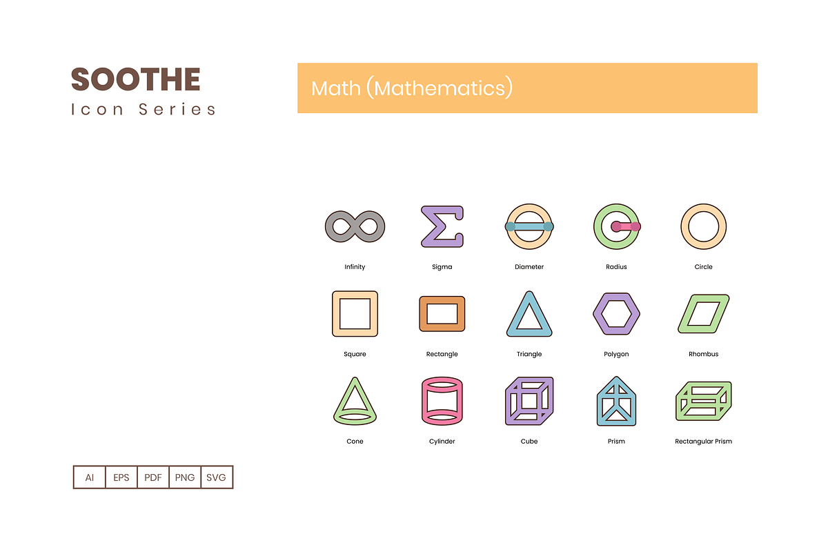 85 Math (Mathematics) Icons - Soothe, an Icon by Flat Icons (Photo 4 of 10)