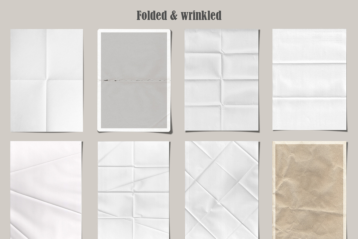 60 Realistic Photo Frames & Papers, a Texture Graphic by Imagination Area (Photo 6 of 8)