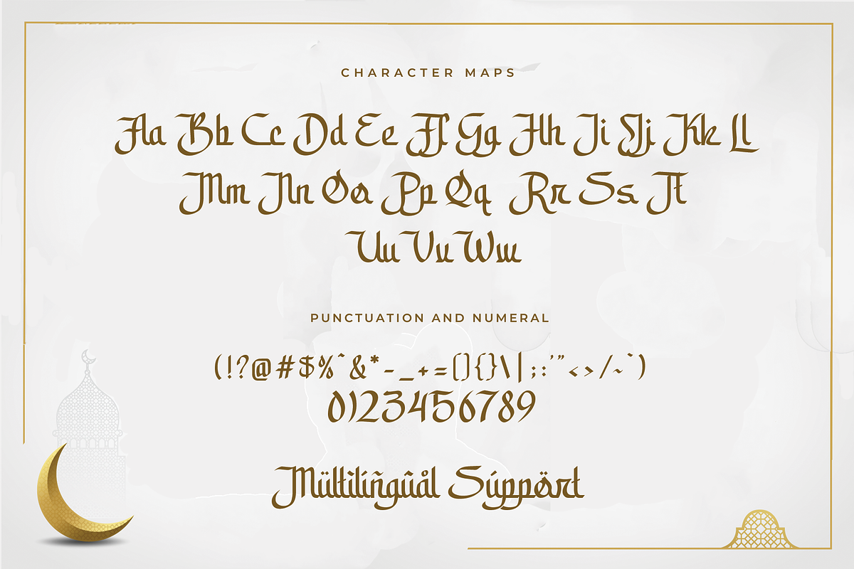 Alamsyah - Elegant Arabic Style Font, a Handwritten Font by overlaytemplates (Photo 4 of 5)