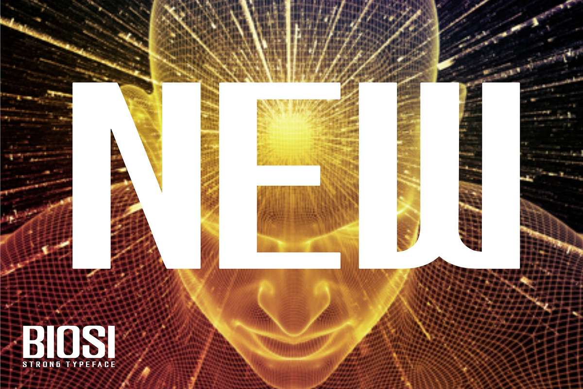 BIOSI typeface preview 4