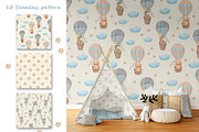 Animals pilots patterns, a Pattern Graphic by ArtGiftsStudio (Thumbnail 2 of 5)