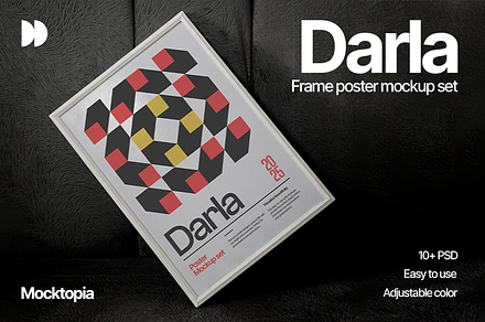 Darla – A4 Poster Frame Mockup