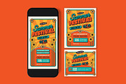 Summer Festival Flyer, a Flyer Template by graphicook (Thumbnail 3 of 3)