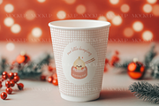 Holiday Cup Mock with Bokeh Lights, a Product Mockup by MockupWizard (Thumbnail 3 of 3)
