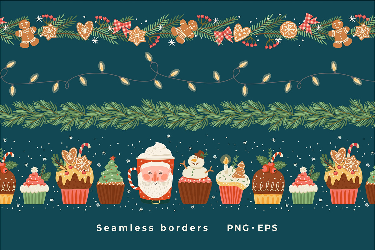 Christmas Clipart, a Decorative Illustration by Nadia Grapes (Photo 4 of 5)