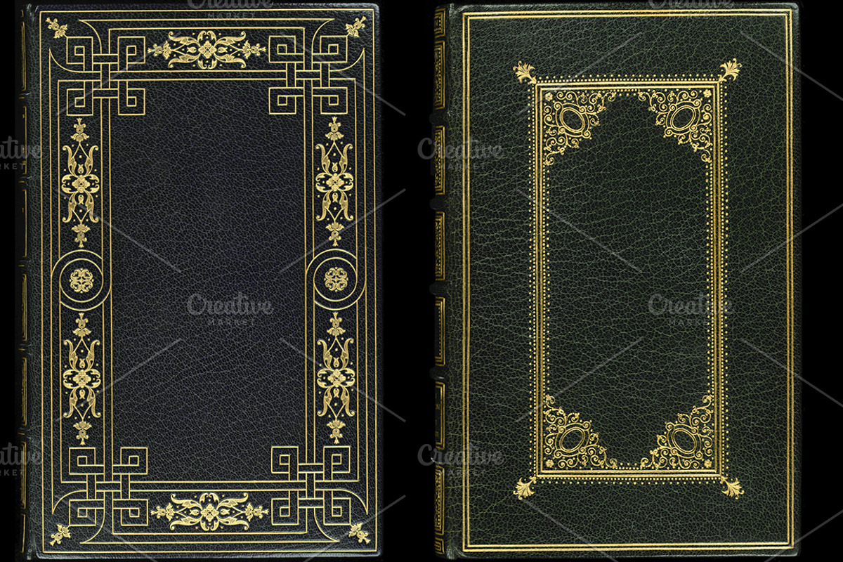 Antique Book Covers, a Texture Graphic by Blue Line Design (Photo 6 of 24)
