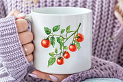 Watercolor Farmer's Market Clipart, an Illustration by Craft Nest (Thumbnail 6 of 9)