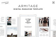 Armitage Digital Magazine Template, a Magazine Template by Christie Evenson (Thumbnail 1 of 9)