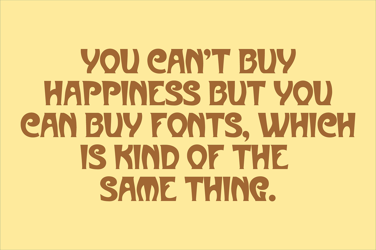 Display Art Two Font, a Font by GG Design (Photo 6 of 6)