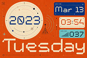 ByteFrame - Retro Pixel Font Duo, a Sans Serif Font by PaperMoon (Thumbnail 6 of 8)
