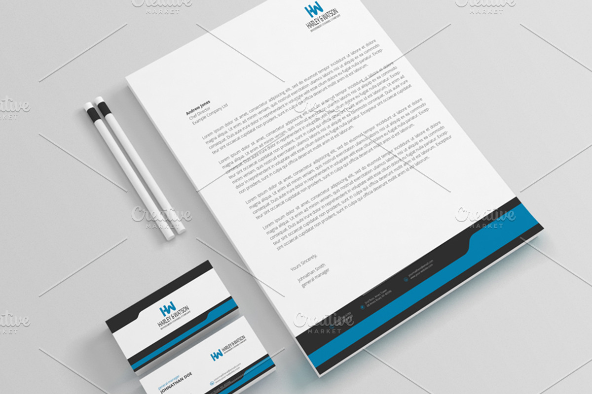 Corporate Stationery Pack, a Stationery Template by BettyDesign (Photo 6 of 10)