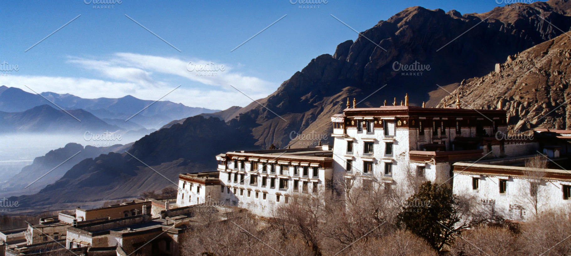 Drepung Monastery in Tibet, an Architecture Photo by THP Creative