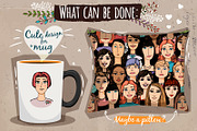 Avatars and patterns, a Pattern Graphic by ianakauri (Thumbnail 11 of 12)