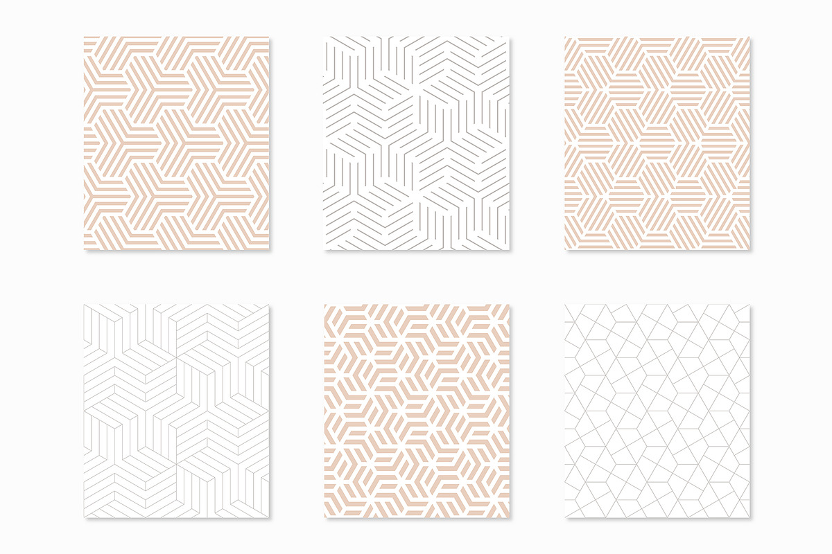 18 Geometric Seamless Patterns vol.3, a Pattern Graphic by Curly_Pat (Photo 2 of 8)