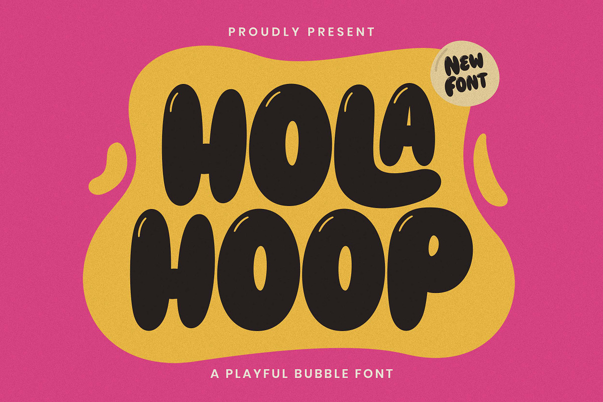 Holahoop - Playful Font, a Font by Flawless And Co (Photo 1 of 10)
