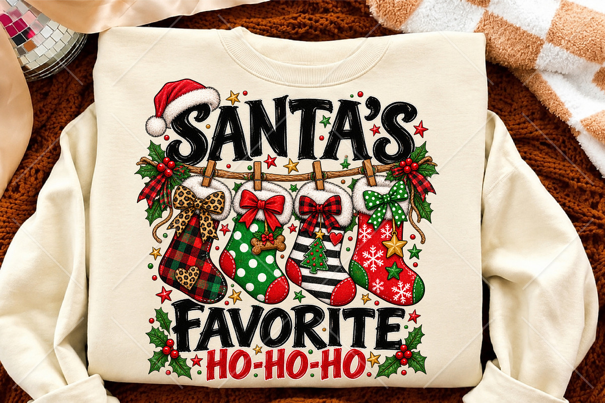 Santa's Favorite Ho Ho Ho Christmas, a Seasonal Illustration by Canvas Craft (Photo 4 of 6)