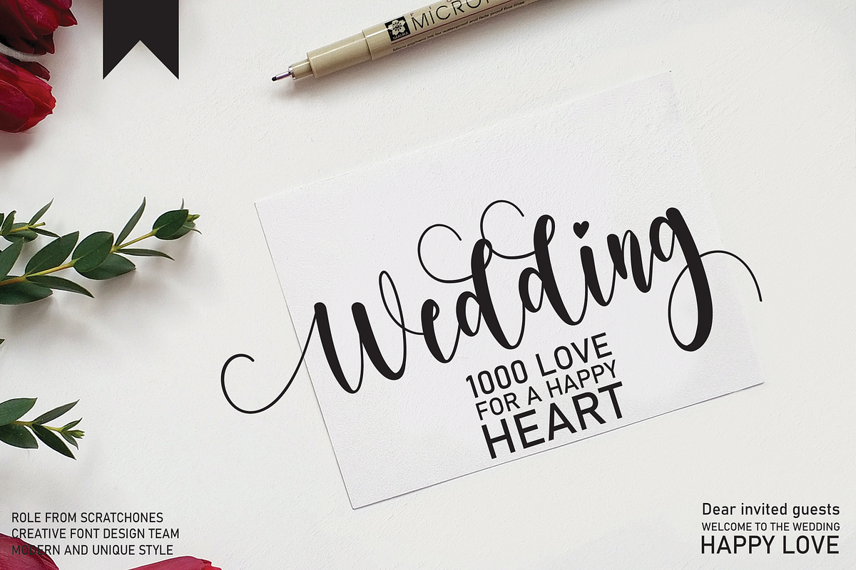 Soulmates | handwritten font, a Script Font by Scratchones (Photo 3 of 10)