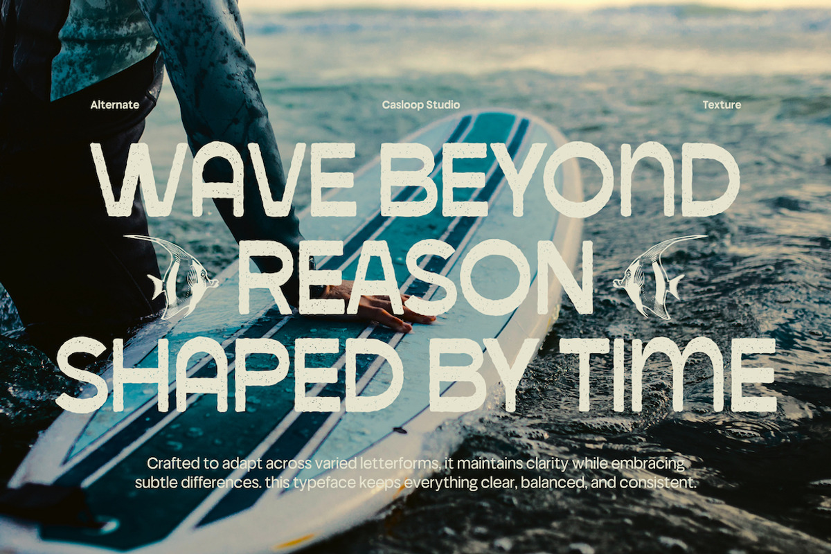 Falkenberg – Vintage Rough Display, a Sans Serif Font by Casloop Studio (Photo 3 of 10)