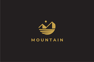 Mountain Logo template, a Branding & Logo Template by yopie