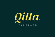 Qilla Typeface, a Script Font by Sikifonts (Thumbnail 1 of 13)
