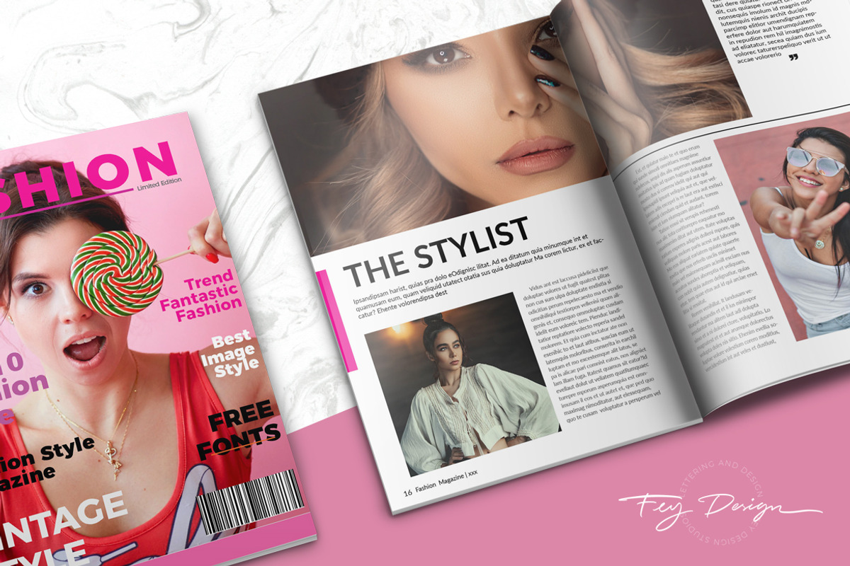 Fashion - Magazine Template, a Magazine Template by feydesign (Photo 2 of 6)