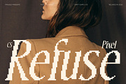 CS Refuse Pixel, a Serif Font by Craft Supply Co. (Thumbnail 1 of 8)