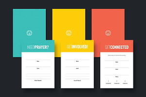 Church Connection Cards Pack