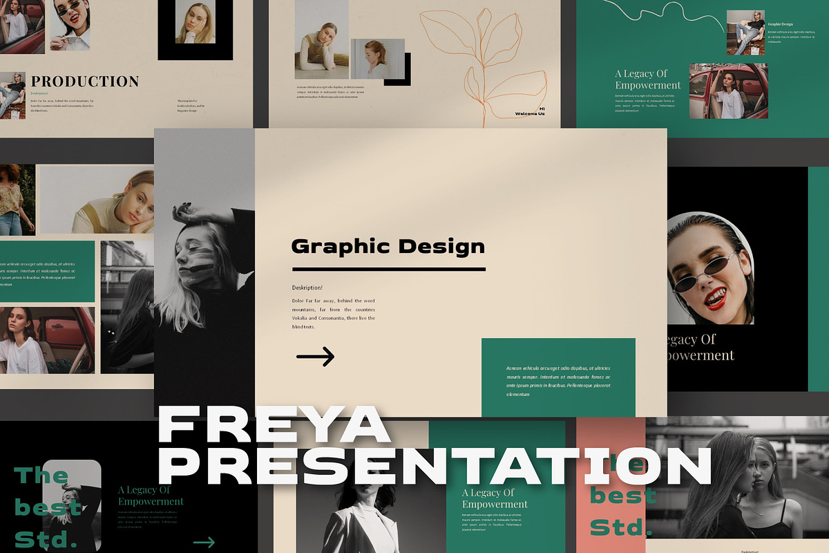 Freya Powerpoint Template, a Presentation Template by Yo Slide