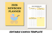 2026 Newborn Planner Canva Template, a Marketing Template by Ink Gallery (Thumbnail 6 of 10)