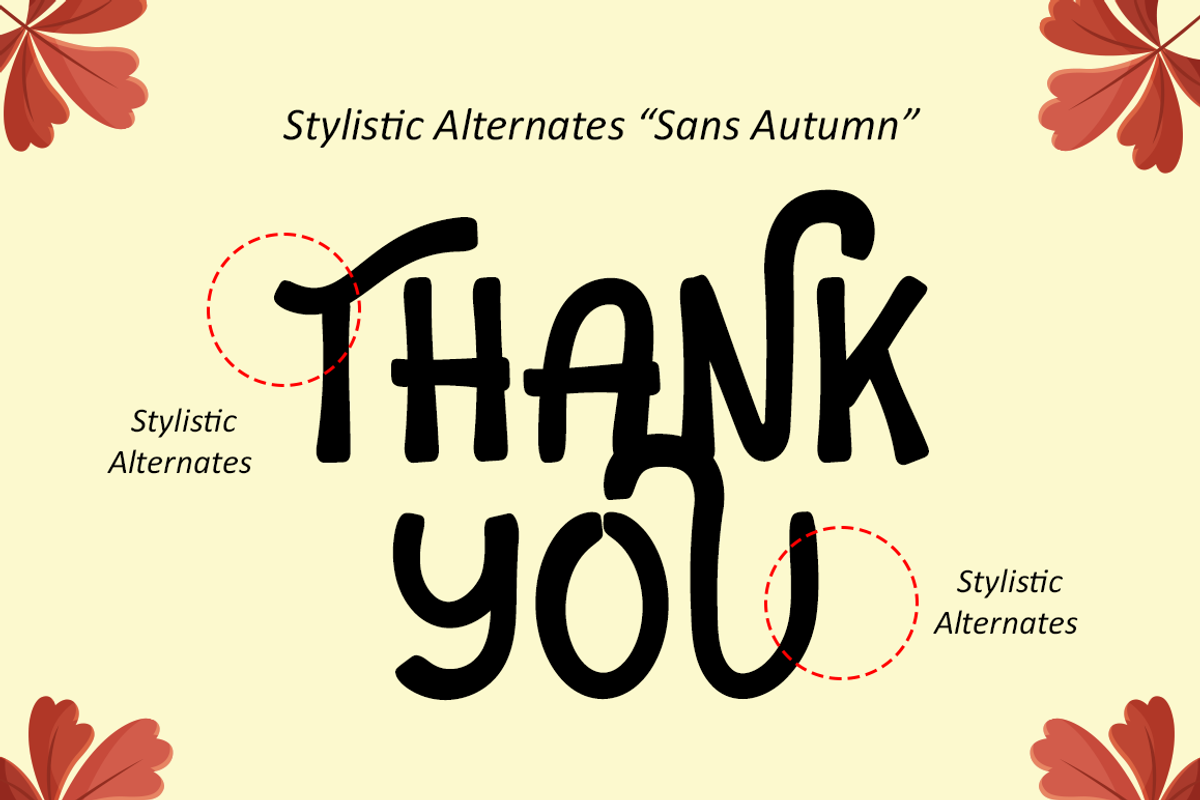 Sans Autumn - Display Font, a Sans Serif Font by Illushvara Design (Photo 8 of 8)
