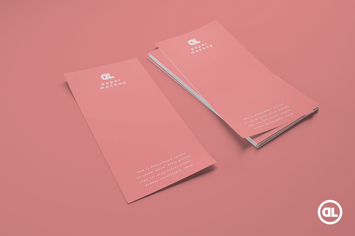 DL Flyer Mockup, a Print Template by Defa Visual (Photo 7 of 11)