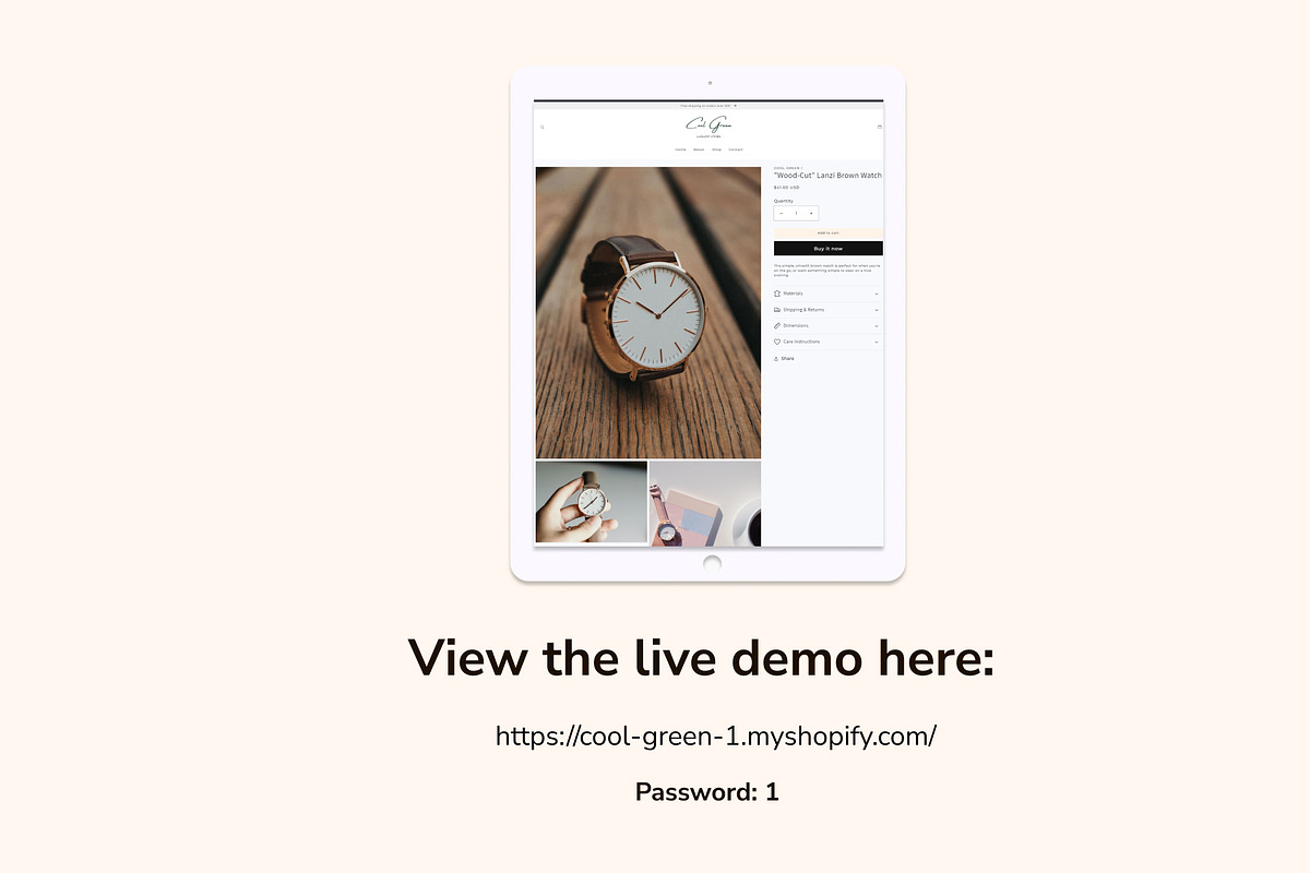 Cool Green Shopify 2.0 Theme, a HTML Template by Zqdo (Photo 3 of 9)