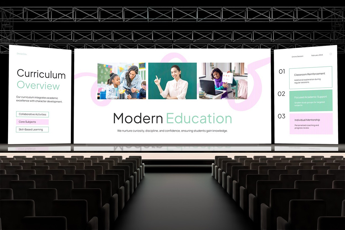 Modern Education, a Presentation Template by Claymoon Lab (Photo 1 of 8)