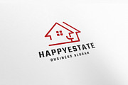 Happy Real Estate Logo, a Branding & Logo Template by Design_Planet (Thumbnail 2 of 4)