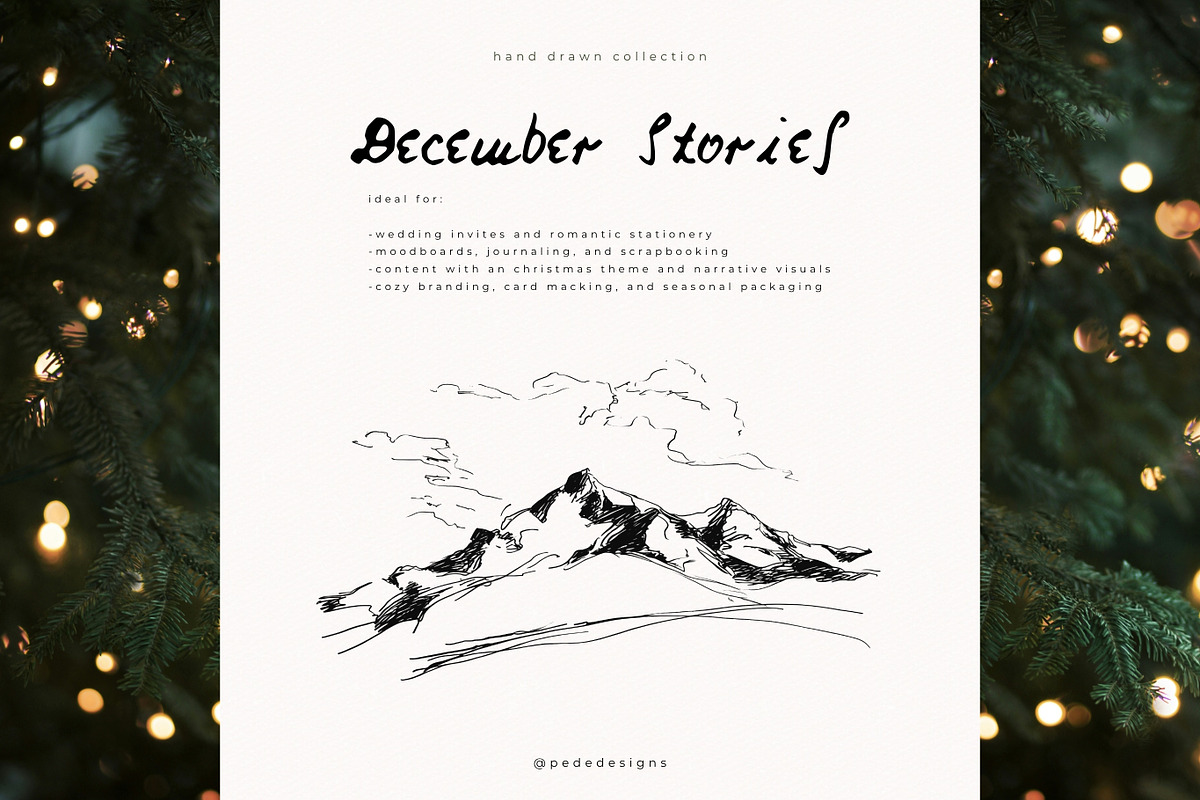 December Stories, a Seasonal Illustration by PeDe Designs (Photo 7 of 13)