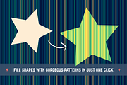 Electric Stripes Pattern, a Pattern Graphic by Projectile (Thumbnail 4 of 6)