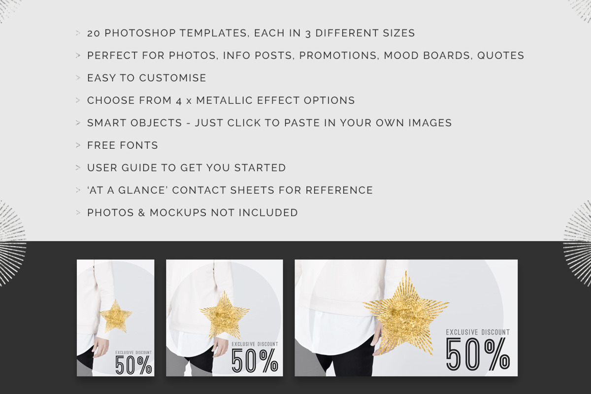 Dazzle Social Media Template Pack, a Social Media Template by Katy Clemmans (Photo 6 of 9)