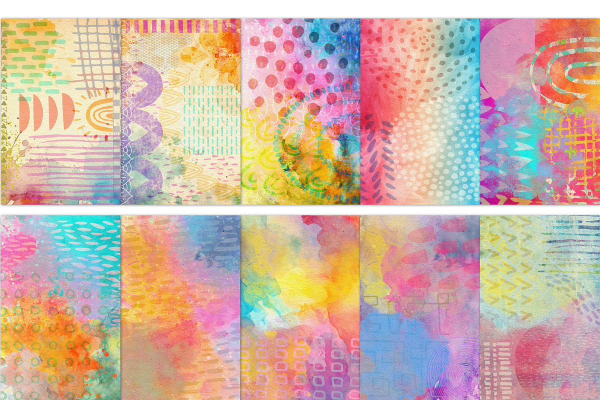 Digital Art Journal Papers, a Background Graphic by Soaring Bird Designs (Photo 2 of 4)
