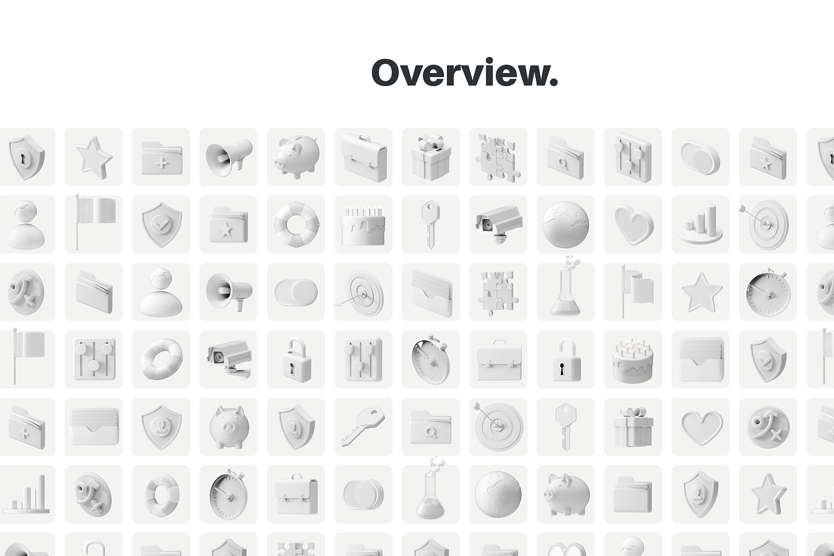 Multiangle 3D Icons / Business, an Icon by ARKI (Photo 8 of 8)