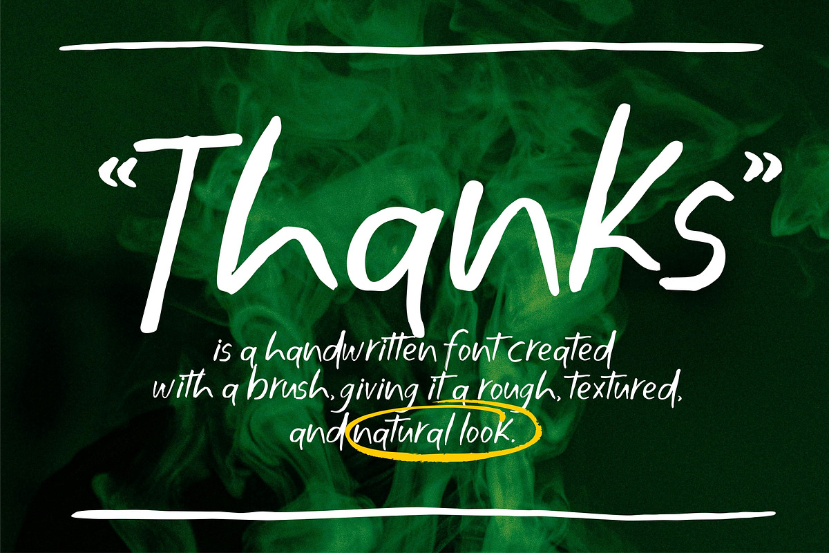 Festival - Handwriting Brush Font, a Handwritten Font by HRDR (Photo 9 of 9)
