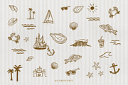Hand-Drawn Beach Illustration Pack, a Seasonal Illustration by CLew Design Co (Thumbnail 9 of 10)