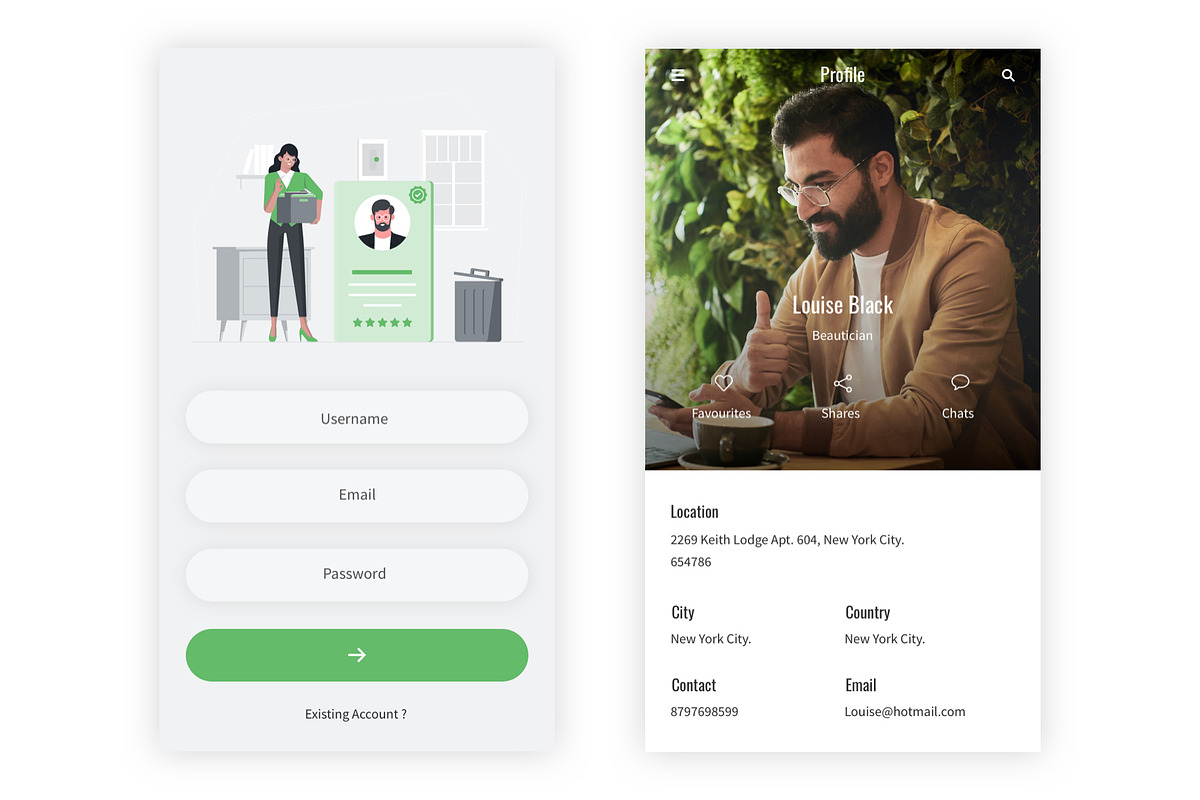 Finder - Place Finder Mobile App, an UI Kit Template by themelove (Photo 7 of 9)