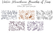 Vector Monochrome Branches of Trees, an Illustration by cat_arch_angel (Thumbnail 9 of 12)
