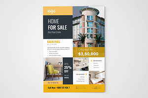 Home For Sale Flyer Design Template