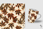 Leopard Print Maple Leaves Pattern, a Pattern Graphic by Creative Store (Thumbnail 3 of 5)