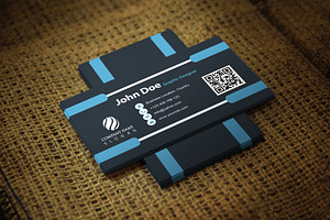 Blueliner Business Card Template